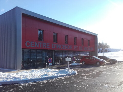 Construction d’un centre de secours et d’un gymnase à Ussel