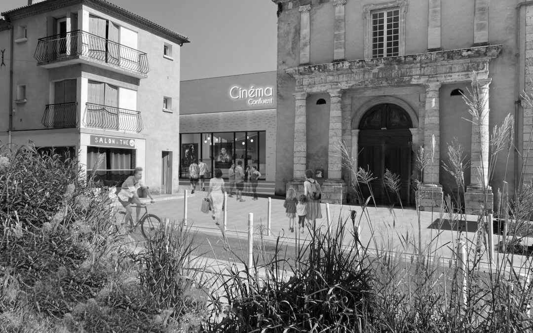 Extension et rénovation Cinéma Confluent à Aiguillon