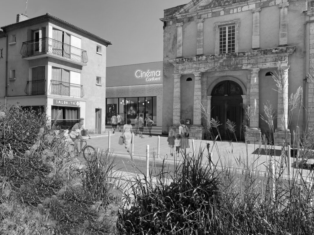 Extension et rénovation Cinéma Confluent à Aiguillon